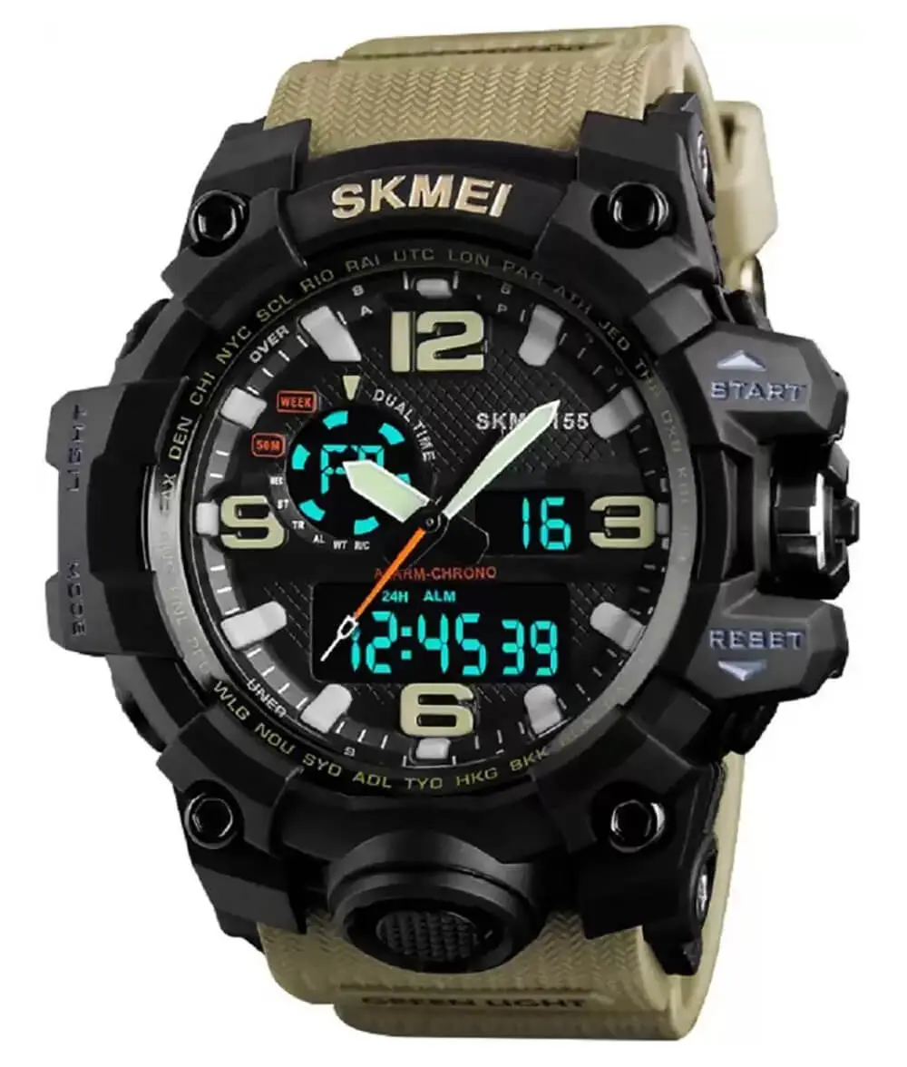 1155 Analog Digital Wrist watch For Men, Boys - Image 2