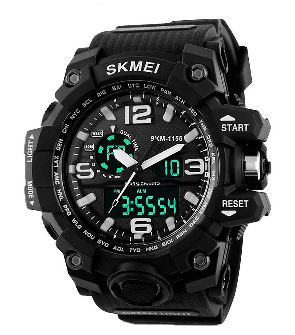 1155 Analog Digital Wrist watch For Men, Boys - Image 3