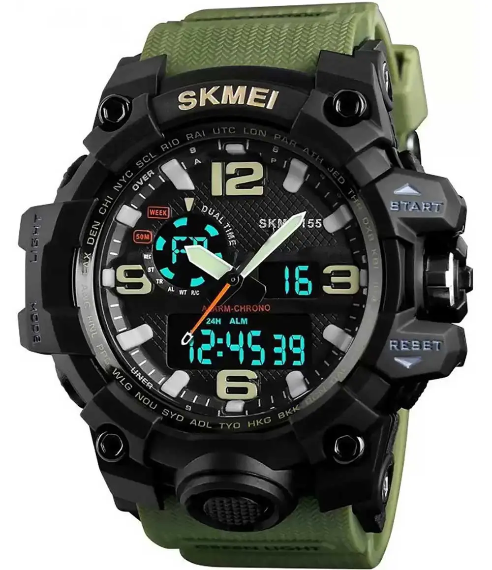 1155 Analog Digital Wrist watch For Men, Boys - Image 4