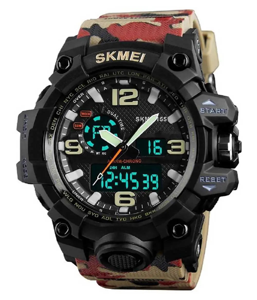 1155 Analog Digital Wrist watch For Men, Boys - Image 5