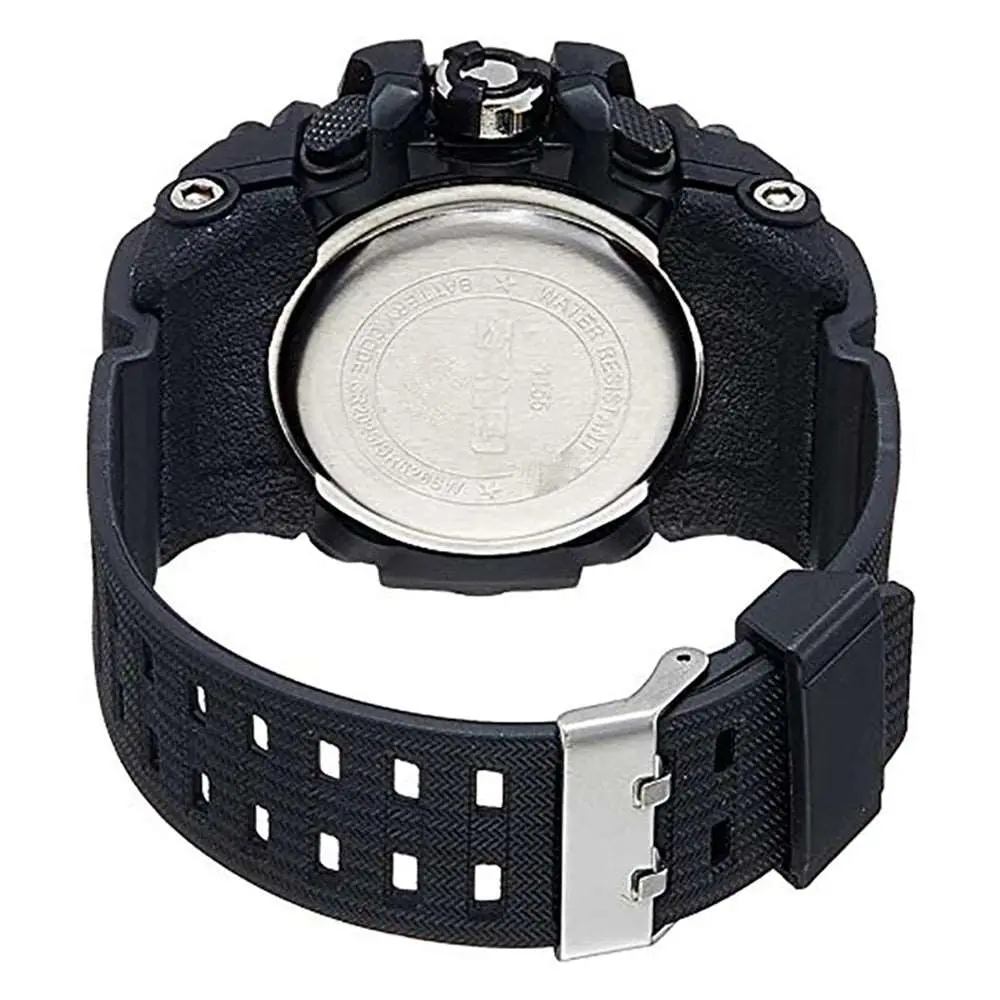 1155 Analog Digital Wrist watch For Men, Boys Red - Image 4