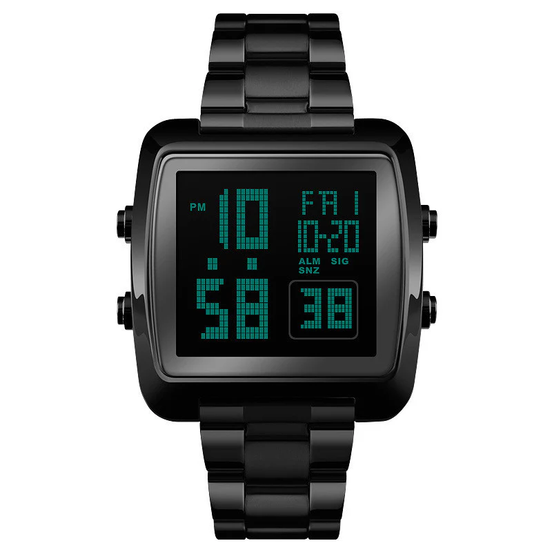 Skmei 1369 Digital Steel watch Big Dial for Men Original - Image 2