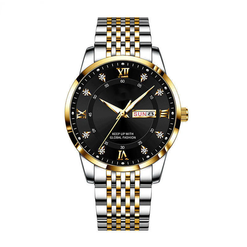 6686 Calendar Luminous Quartz Watch for Men - Image 2