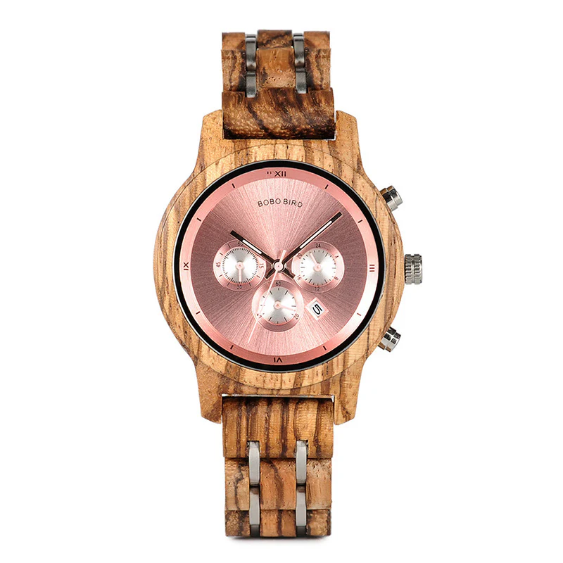 BOBOBIRD Wooden Multi-functional Business Quartz Watch for Men - Image 4