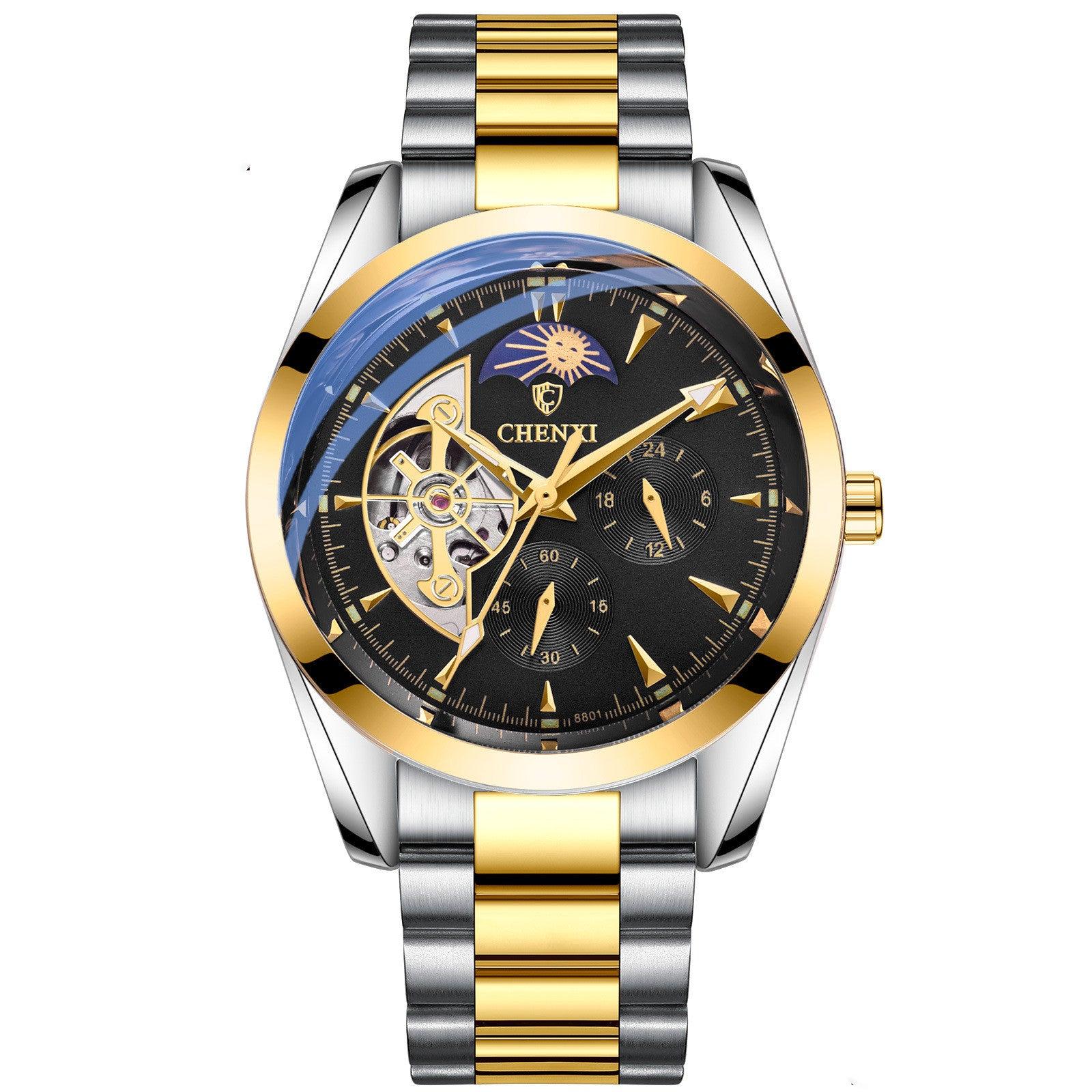 CHENXI Moonphase Automatic Mechanical Watch For Men 8801 - Image 3