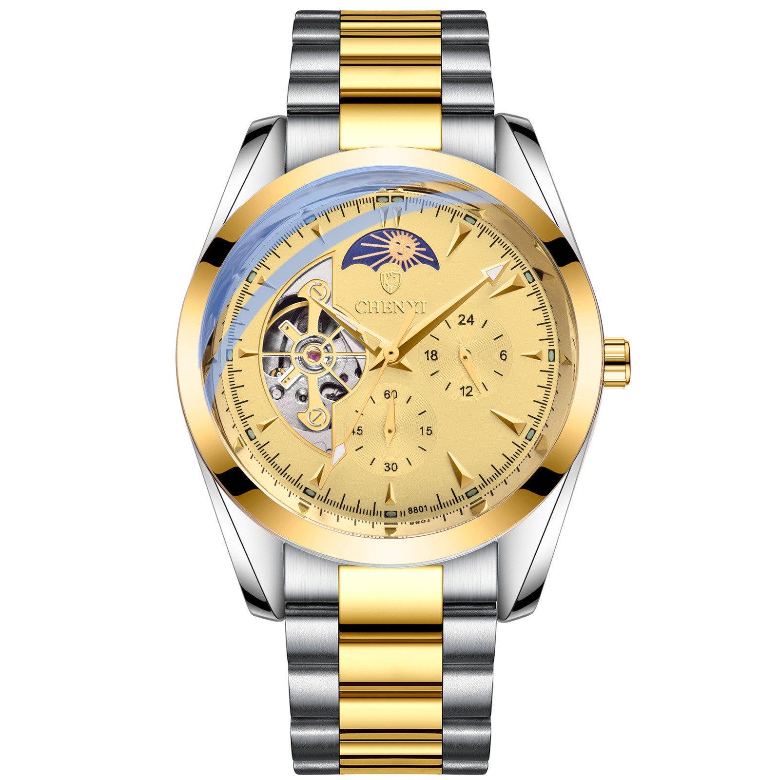 CHENXI Moonphase Automatic Mechanical Watch For Men 8801 - Image 5