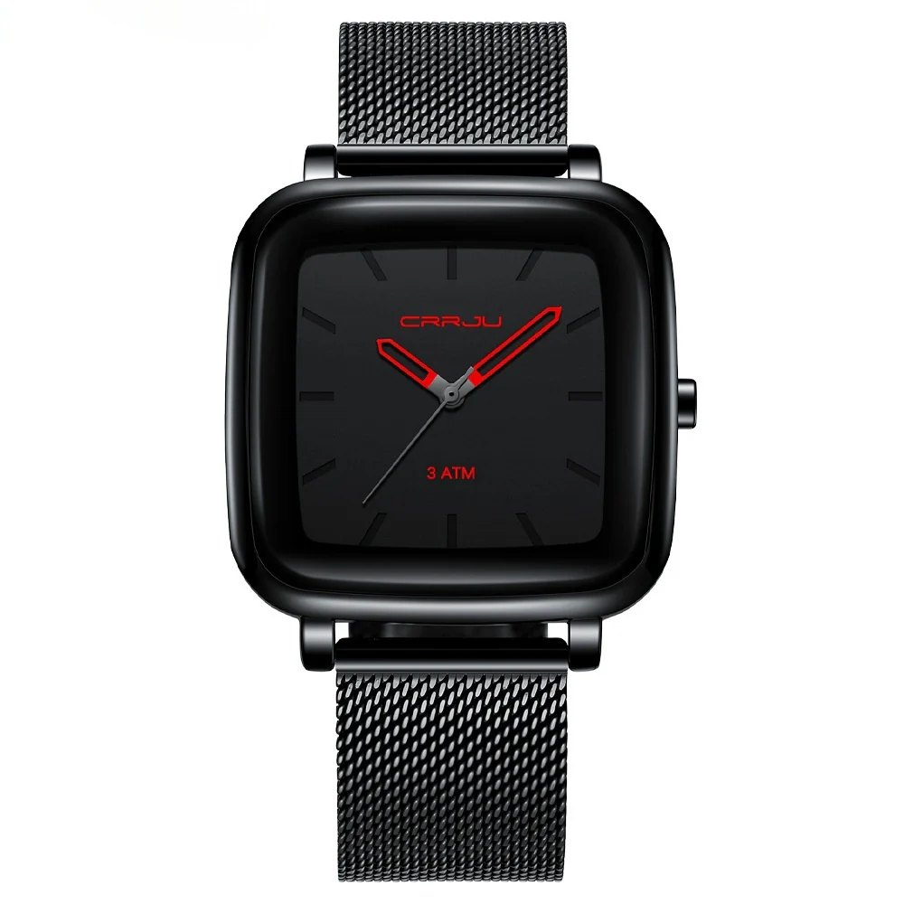 CRRJU 2199 Simple Dial Quartz Watch for Men - Image 2