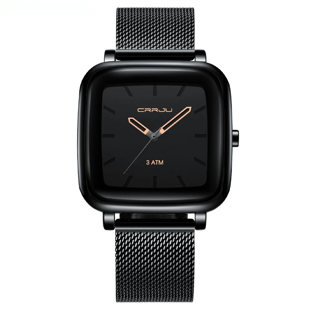 CRRJU 2199 Simple Dial Quartz Watch for Men - Image 3