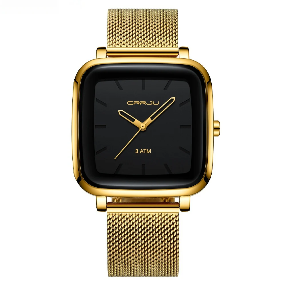 CRRJU 2199 Simple Dial Quartz Watch for Men - Image 4