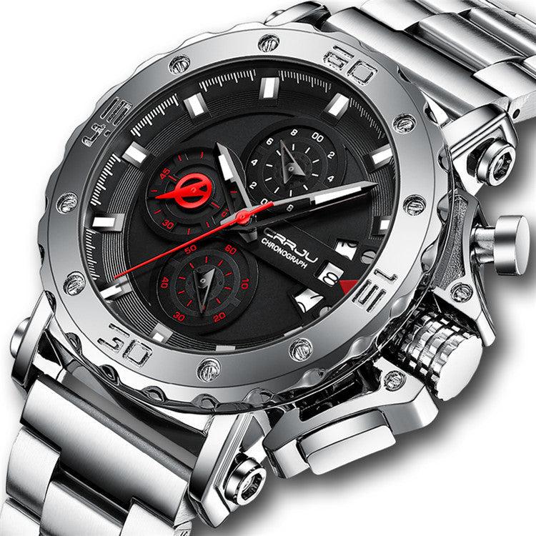 CRRJU Stainless Steel Quartz Watch For Men 2294 - Image 6