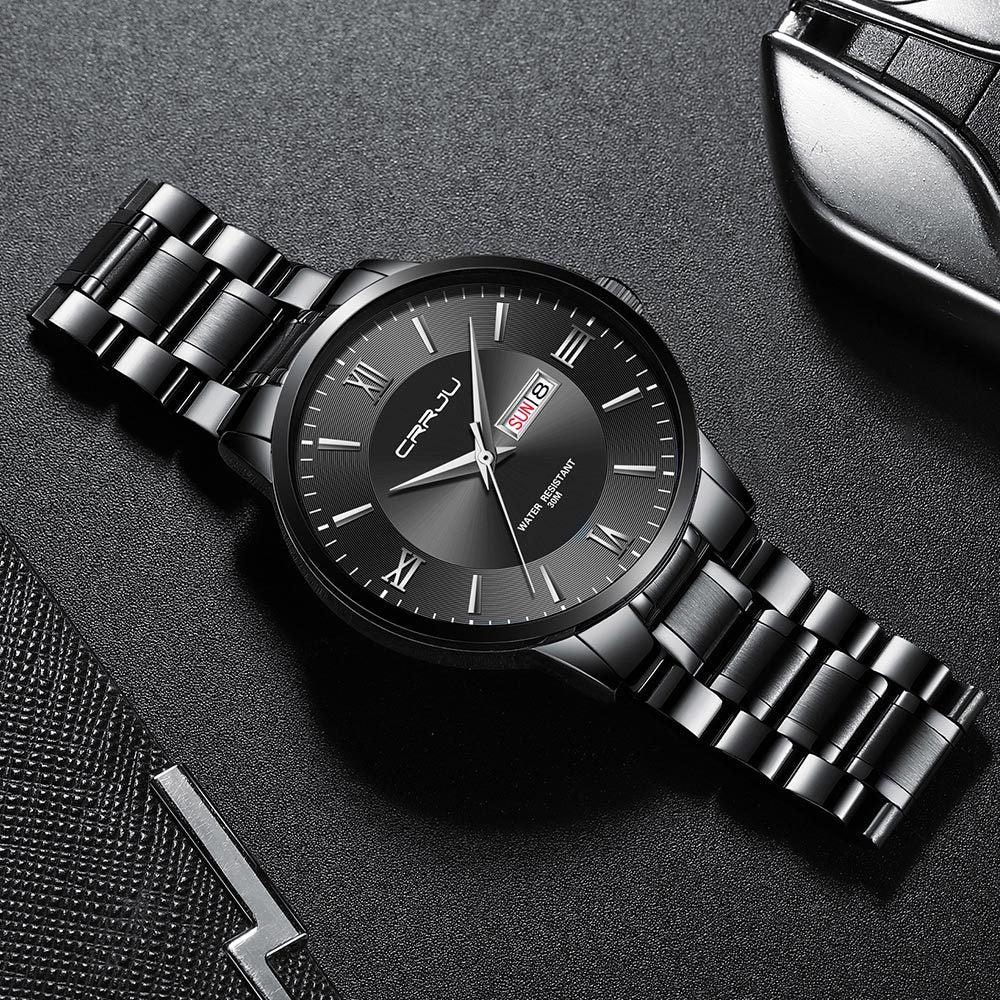CRRJU Steel Casual Quartz Analog Watch For Men 2175 - Image 3