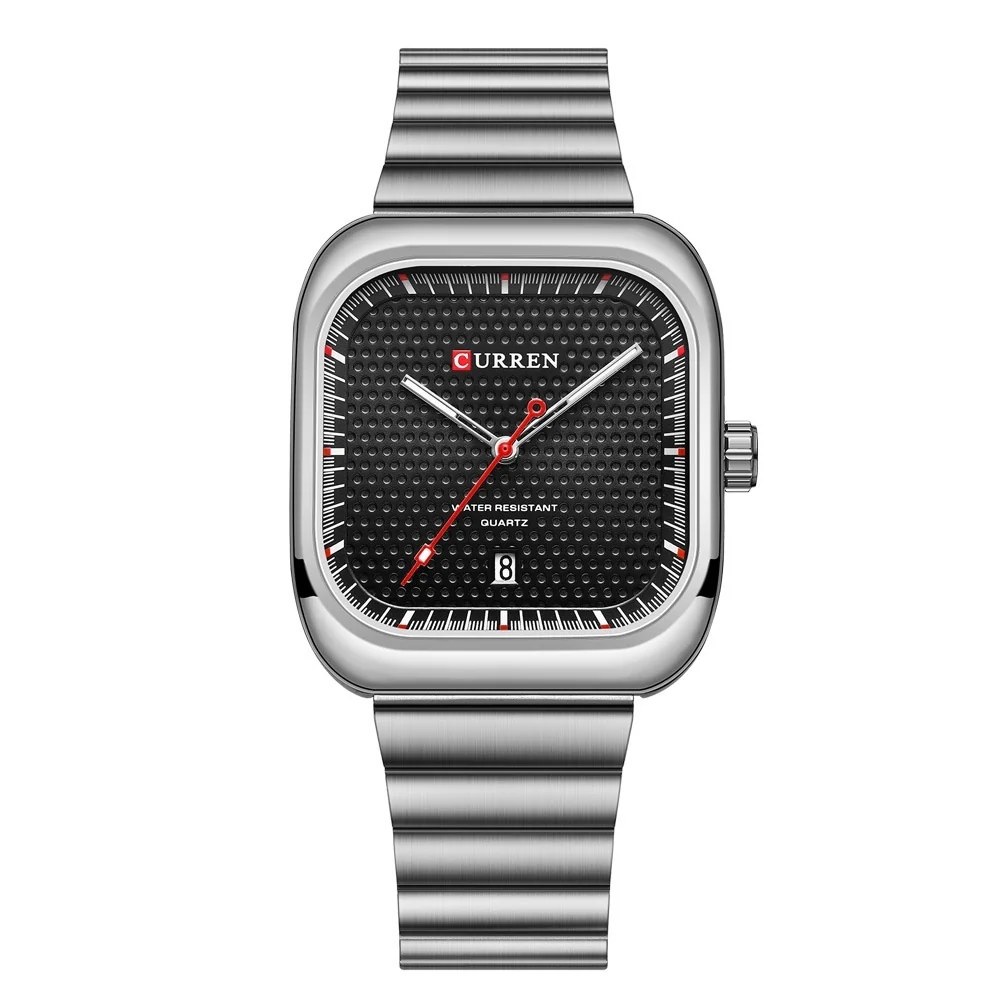 Curren 8460 Unisex Square Couples Watch for Men & Women - Image 4