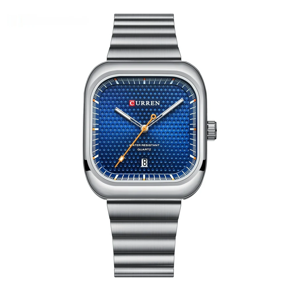 Curren 8460 Unisex Square Couples Watch for Men & Women - Image 5