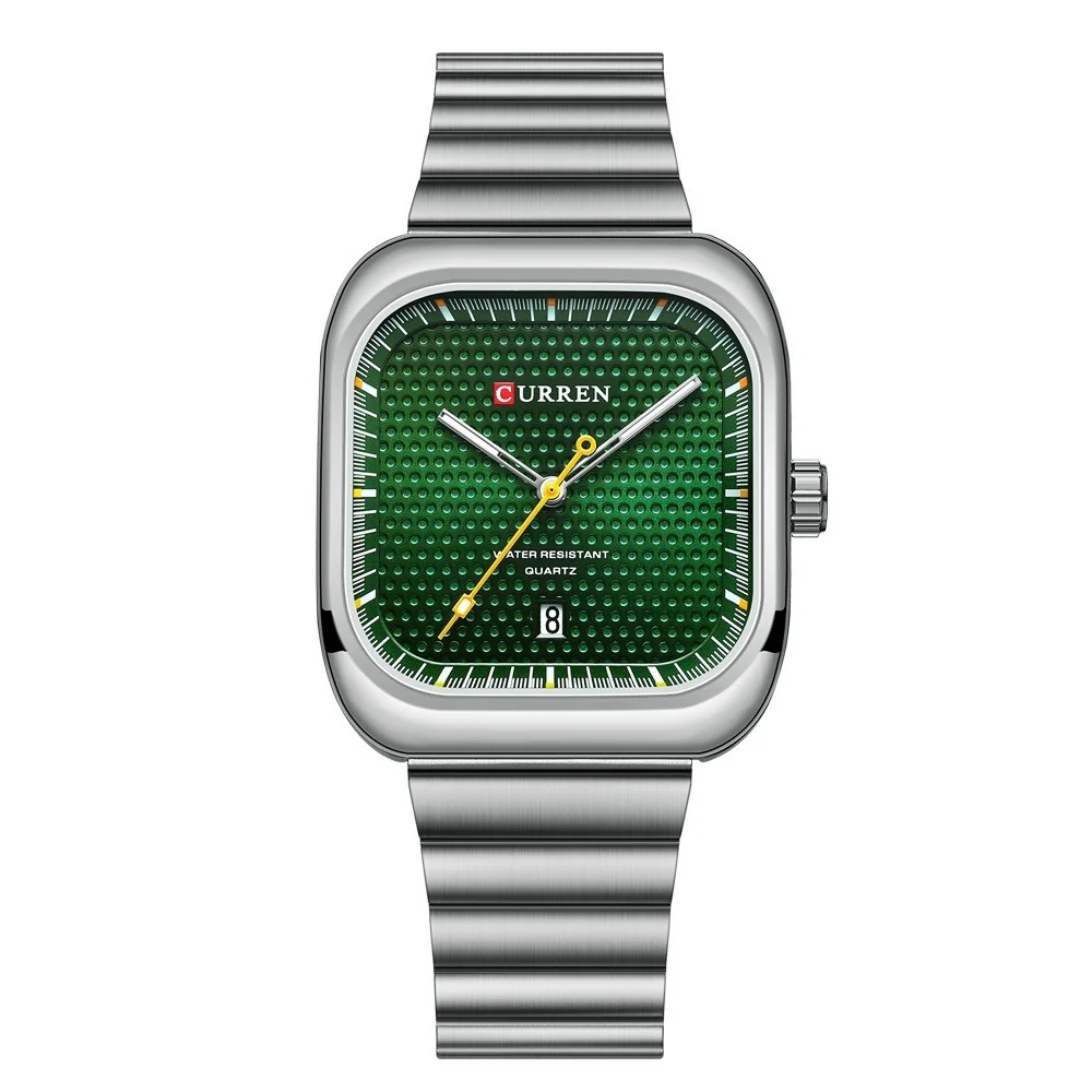 Curren 8460 Unisex Square Couples Watch for Men & Women - Image 6