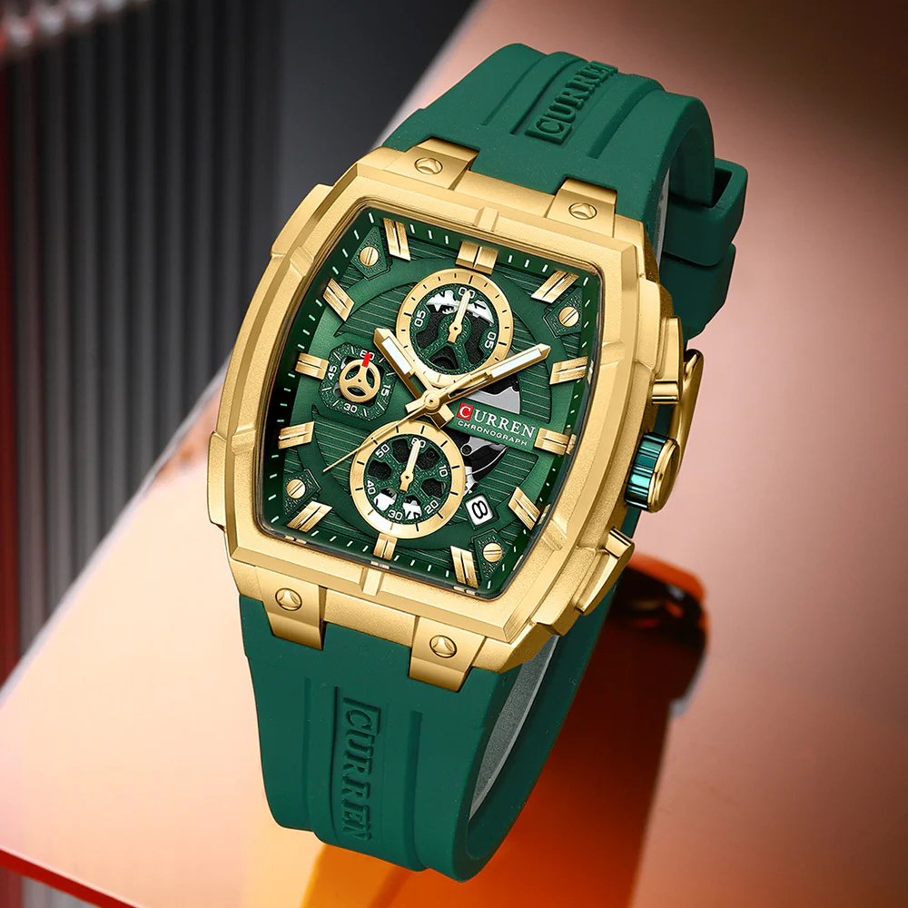 Curren 8488 Waterproof Calendar Six-Hand Quartz Watch for Men - Image 3