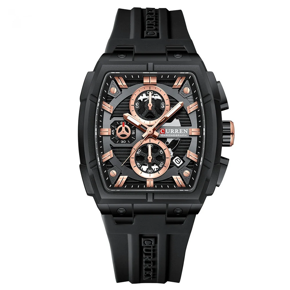 Curren 8488 Waterproof Calendar Six-Hand Quartz Watch for Men - Image 5