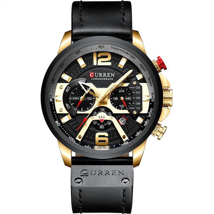Curren Men's Hot Luxury Chronograph Quartz Wrist Watch For Men 8329 - Image 4