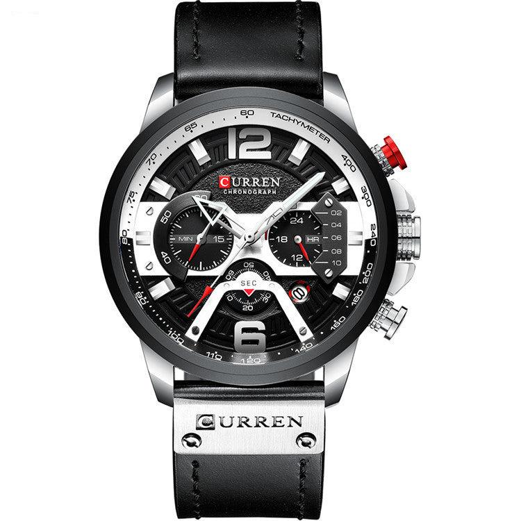 Curren Men's Hot Luxury Chronograph Quartz Wrist Watch For Men 8329 - Image 6