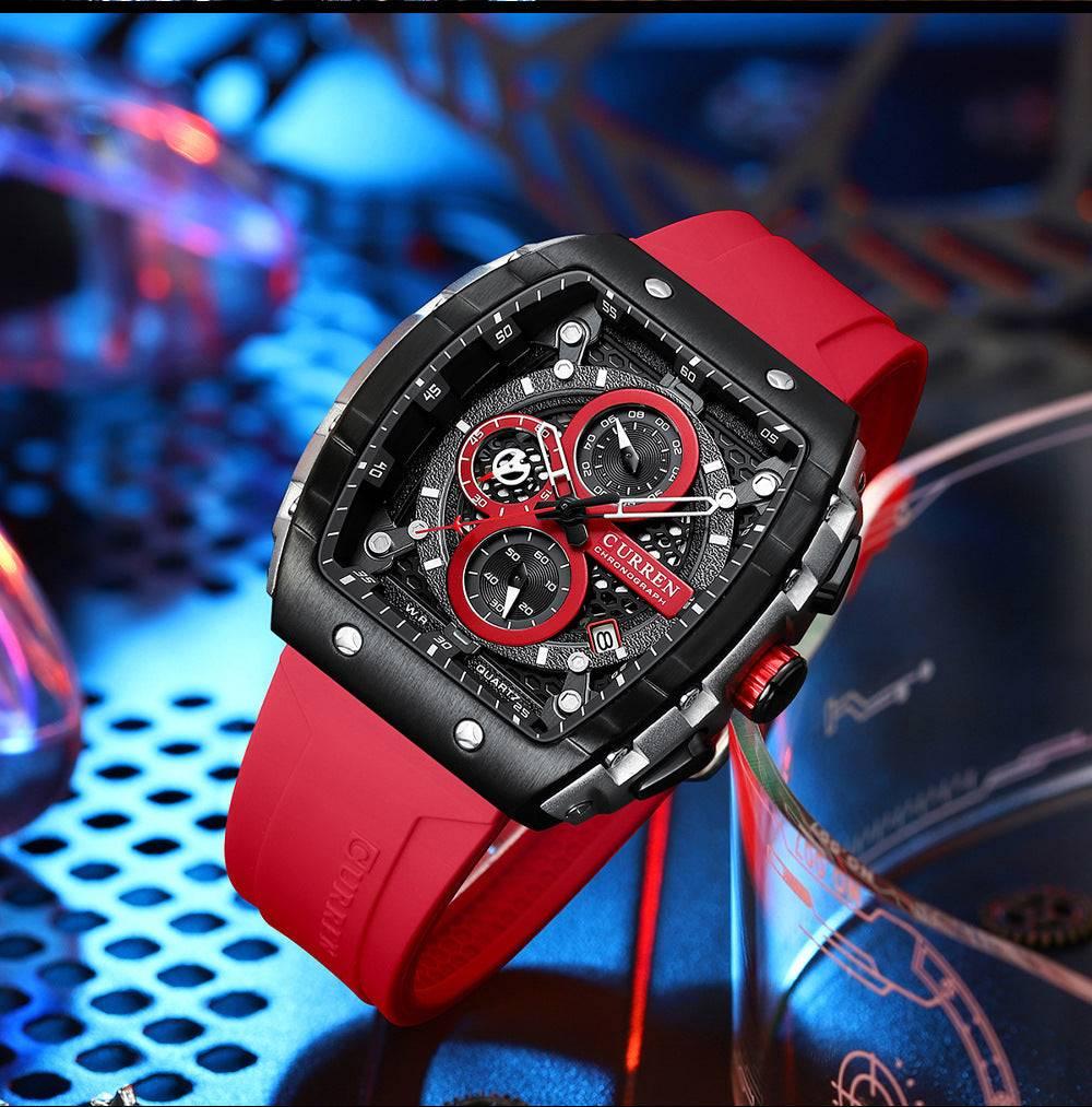 Curren 8442 Men's Six-pin Quartz Tape Men's Watch - Image 5