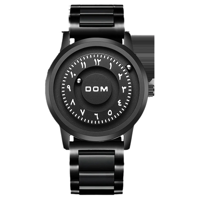 Dom 1769BK-1M Magnetic Suspension quartz Watch For Men - Image 3