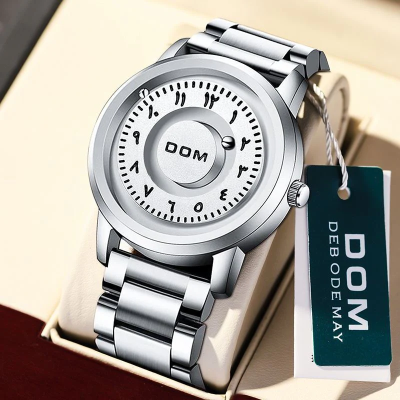 Dom 1769BK-1M Magnetic Suspension quartz Watch For Men - Image 8