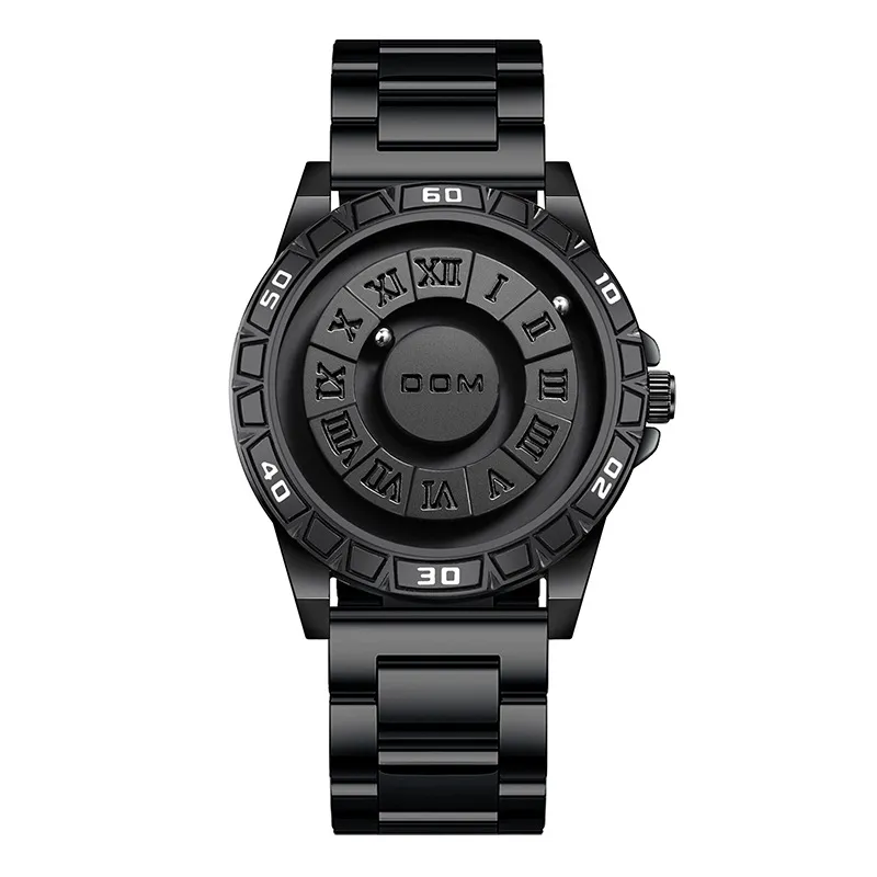 DOM 1726BL Creative Magnetic Suspension Waterproof Watch For Men - Image 4