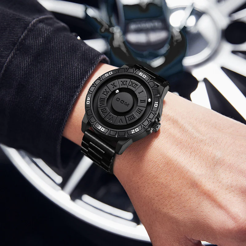 Dom M1726BL-1M Creative Magnetic Suspension Quartz Watch for Men - Image 2