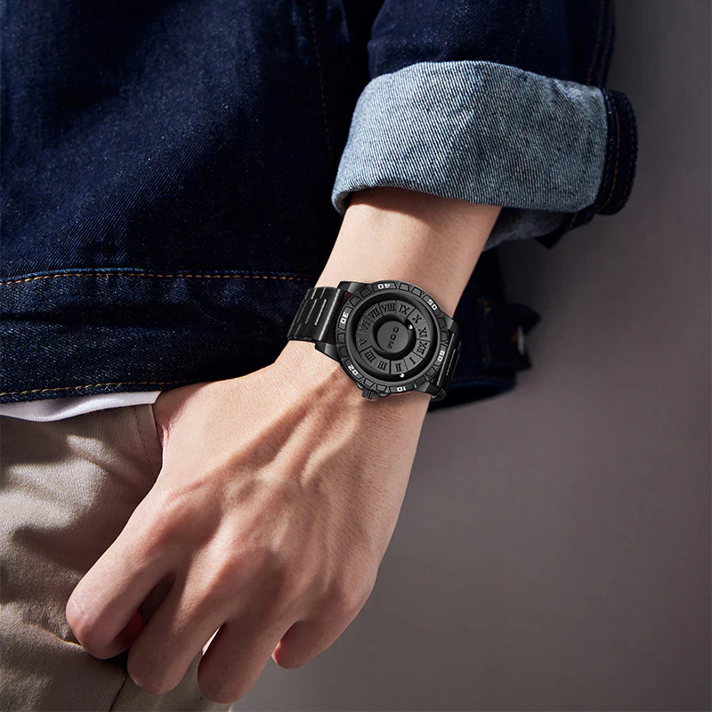 Dom M1726BL-1M Creative Magnetic Suspension Quartz Watch for Men - Image 6
