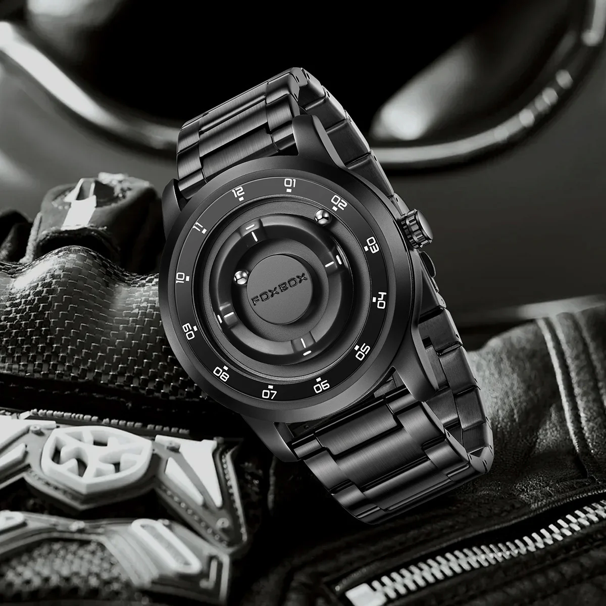 Foxbox Cool Roman Scale Magnetic watch for Men