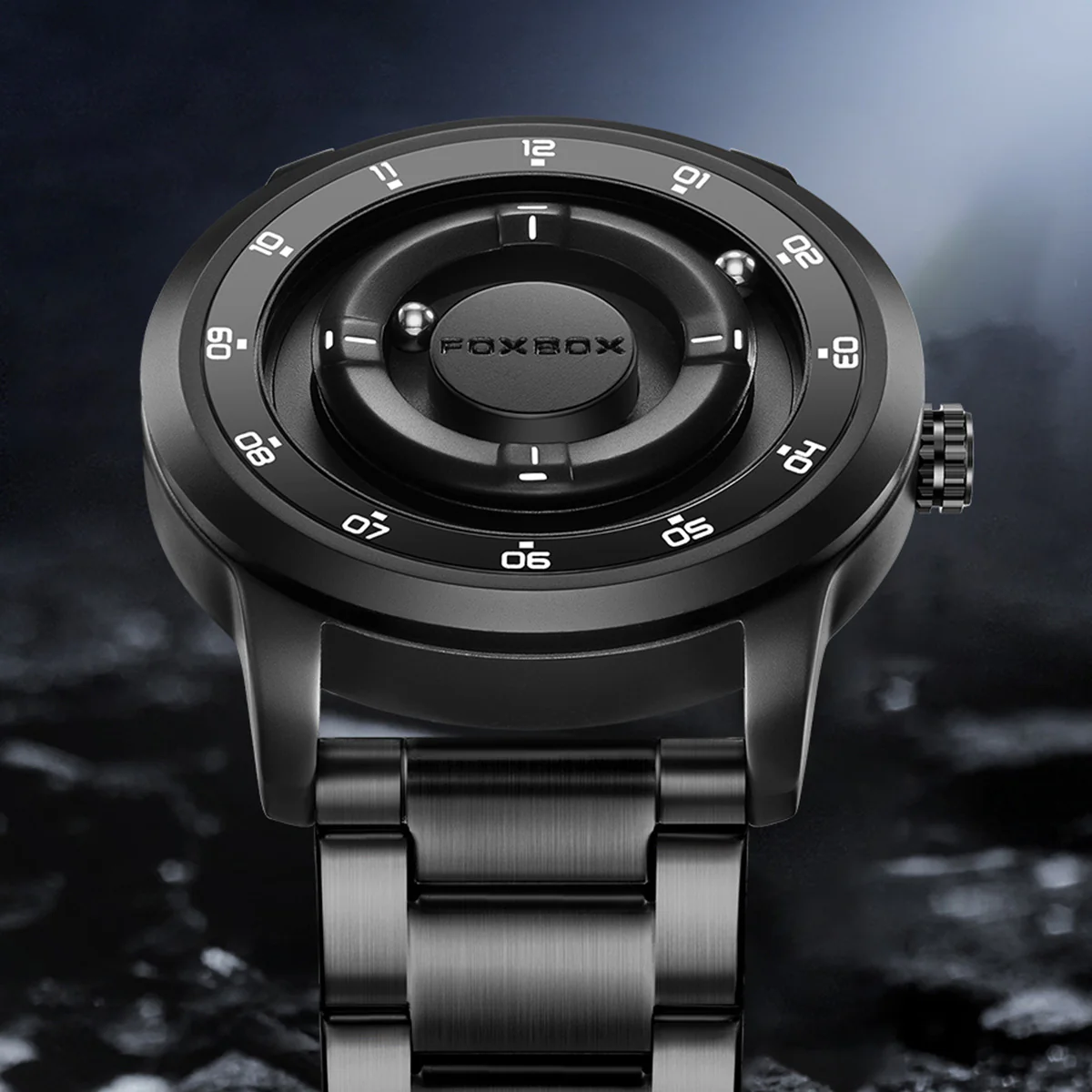 Foxbox Cool Roman Scale Magnetic watch for Men - Image 4