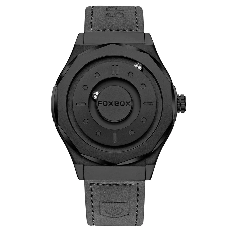 Foxbox Creative Personality Magnetic Suspension Ball Quartz Watch for Men - Image 6