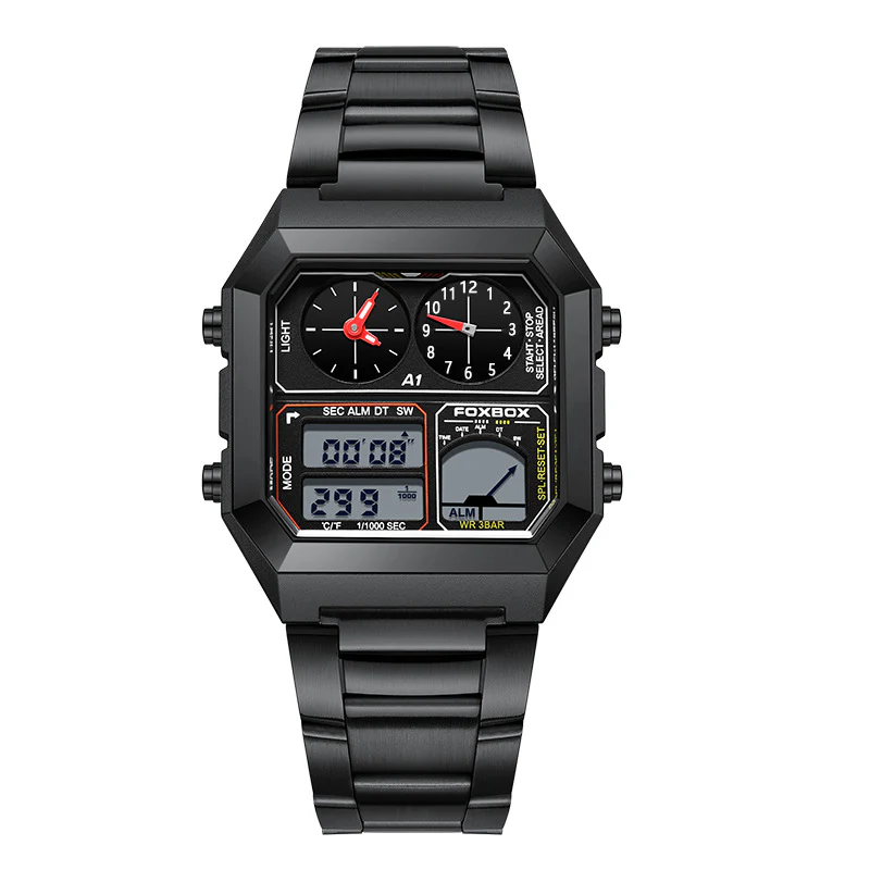 Foxbox Dual Display Multifunctional Waterproof Sports Watch for men FB0057 - Image 5