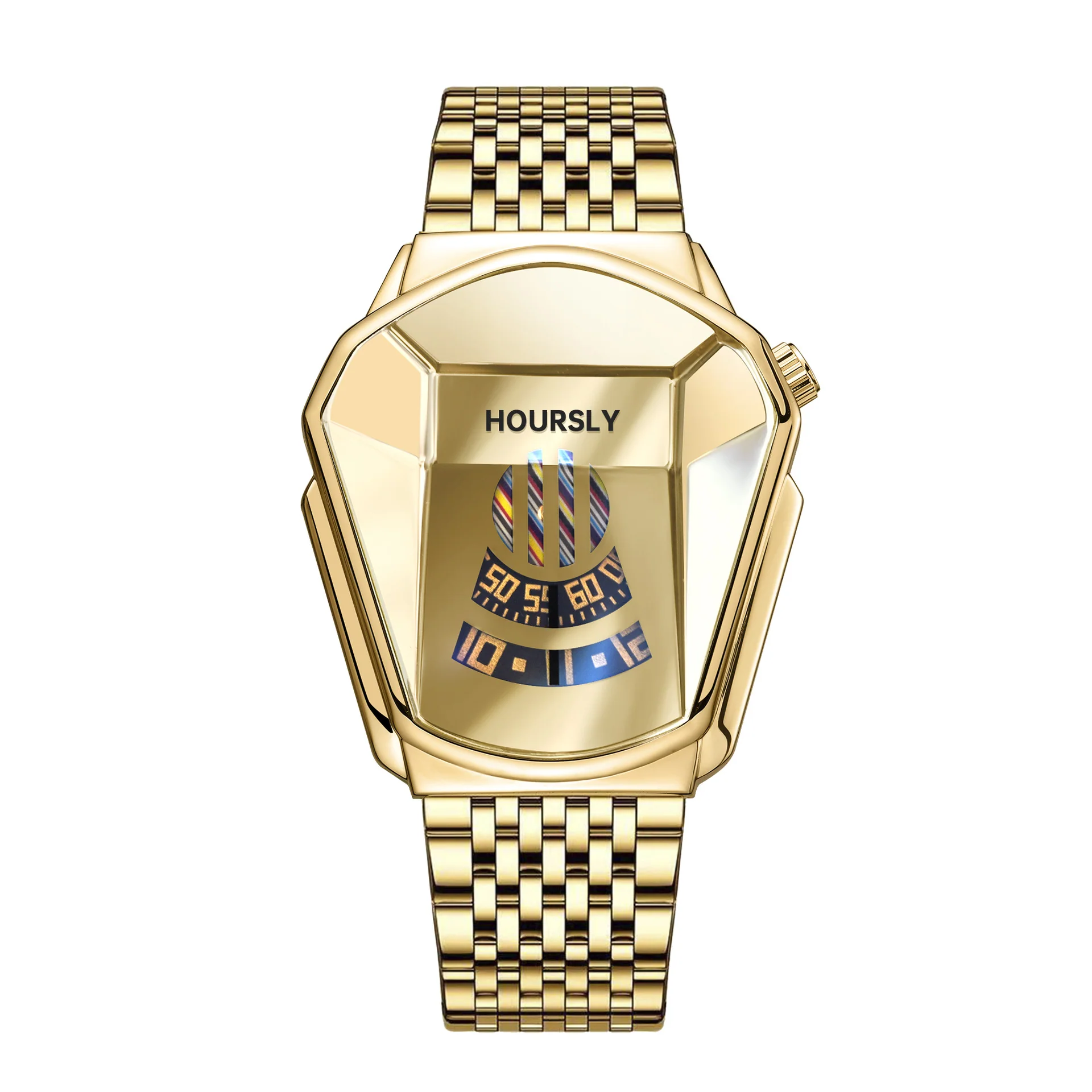 HOURSLY Stylish Quartz Watch For Men 6617 - Image 13