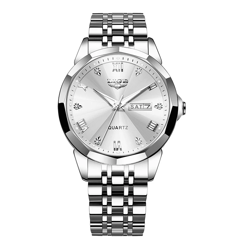 Lige LG89109 Dual-calendar Luminous Quartz Watch For Men - Image 10