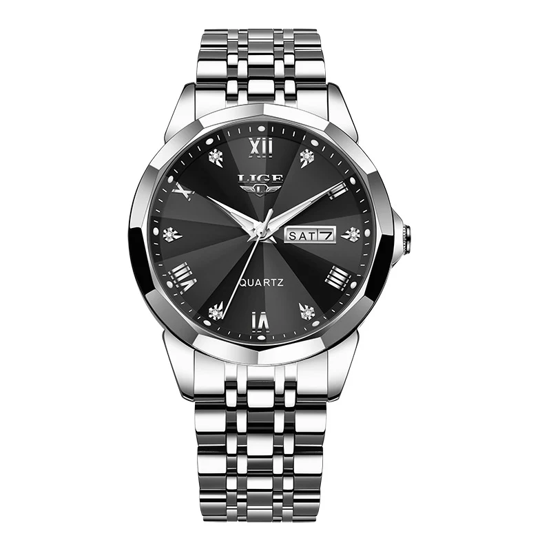 Lige LG89109 Dual-calendar Luminous Quartz Watch For Men - Image 8
