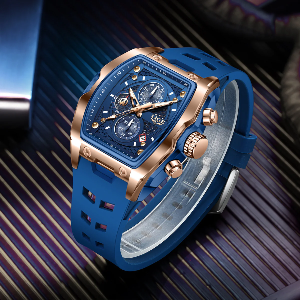 Lige LG89194 Attractive Luxury Quartz watch for Men - Image 2