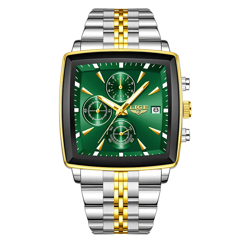 Lige LG89208 Quartz Chronograph Stainless Steel watch for Men - Image 8
