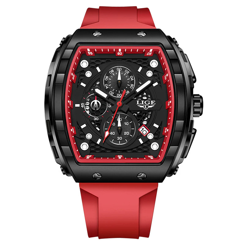 Lige Sports Multifunctional Luminous Waterproof Quartz watch for Men - Image 6