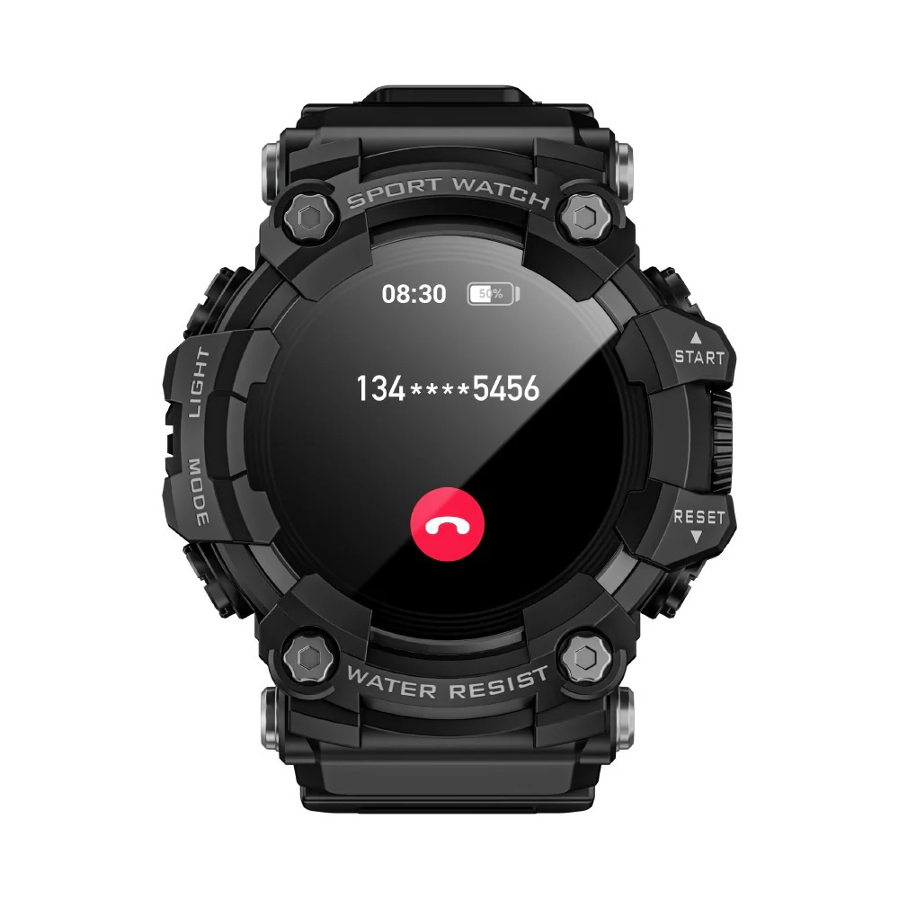 Lokmat Attack GT 5 ATM Waterproof Compass Flash Light 1.32 Inch smartwatch - Image 5