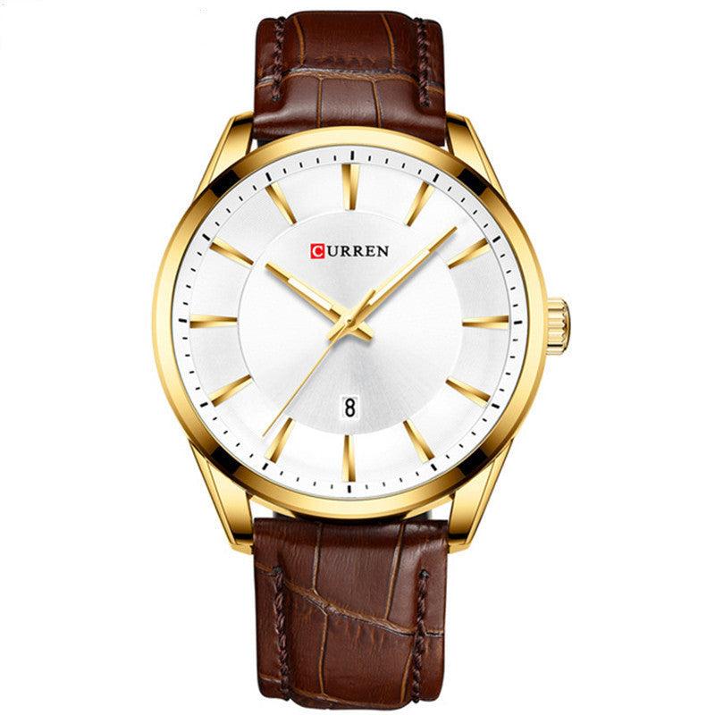 Curren Men's Business Belt Calendar Waterproof Quartz Watch - Image 6