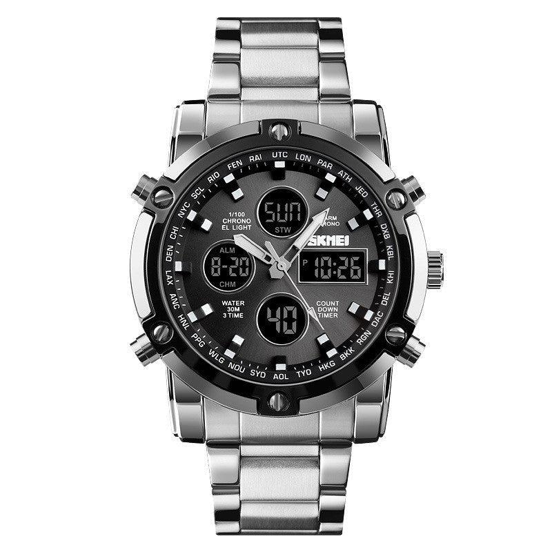 Skmei 1389 Original Analog Digital Watch Men's dual movement watch - Image 3