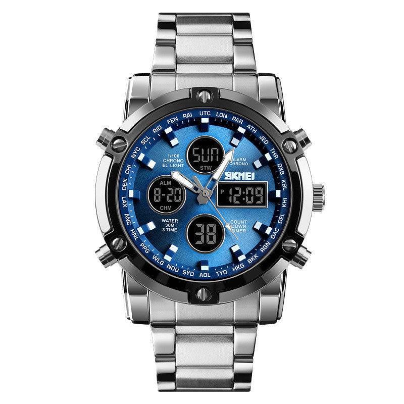 Skmei 1389 Original Analog Digital Watch Men's dual movement watch - Image 4