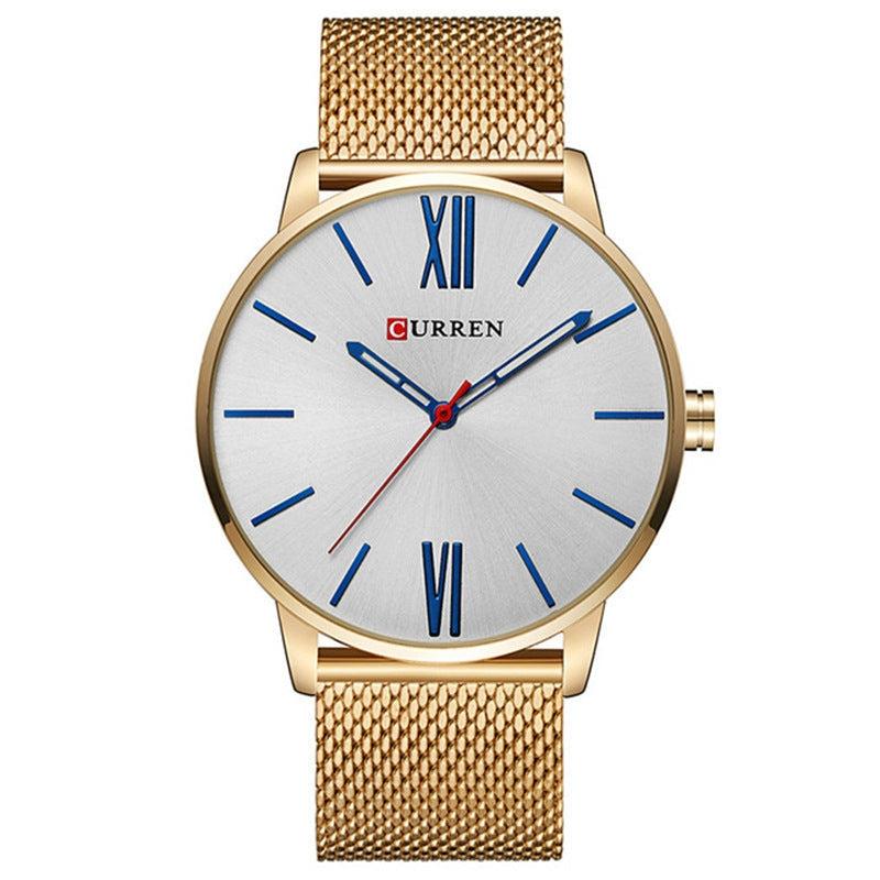 Curren 8238 Men's Fashion Stainless Steel Strap Wrist Quartz Watch - Image 3