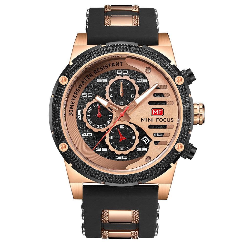 Mini Focus Men's Multifunctional Quartz Watch Sports Watch Mf0246G - Image 4