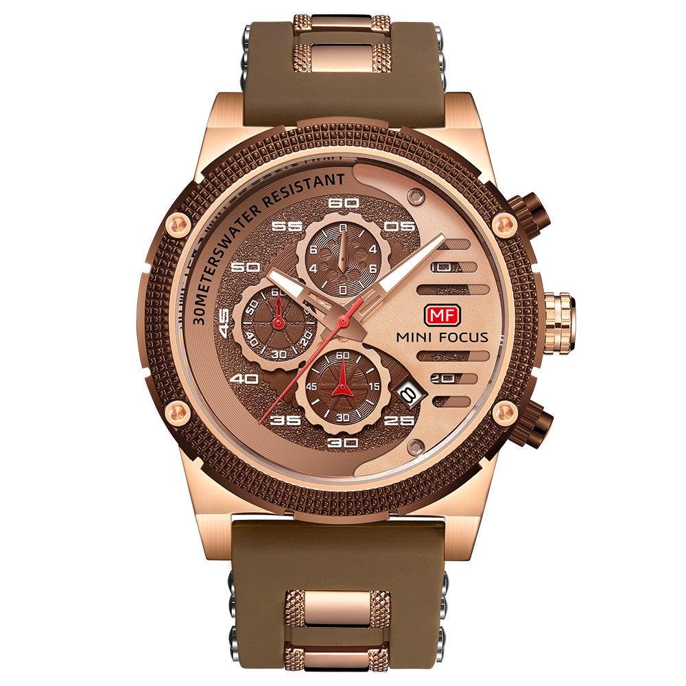 Mini Focus Men's Multifunctional Quartz Watch Sports Watch Mf0246G - Image 8