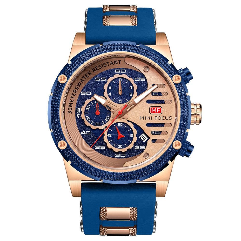 Mini Focus Men's Multifunctional Quartz Watch Sports Watch Mf0246G - Image 9