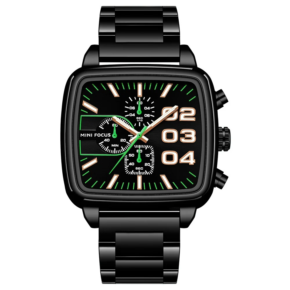 Mini Focus MF0314G Multifunctional Waterproof Quartz Watch for Men - Image 3
