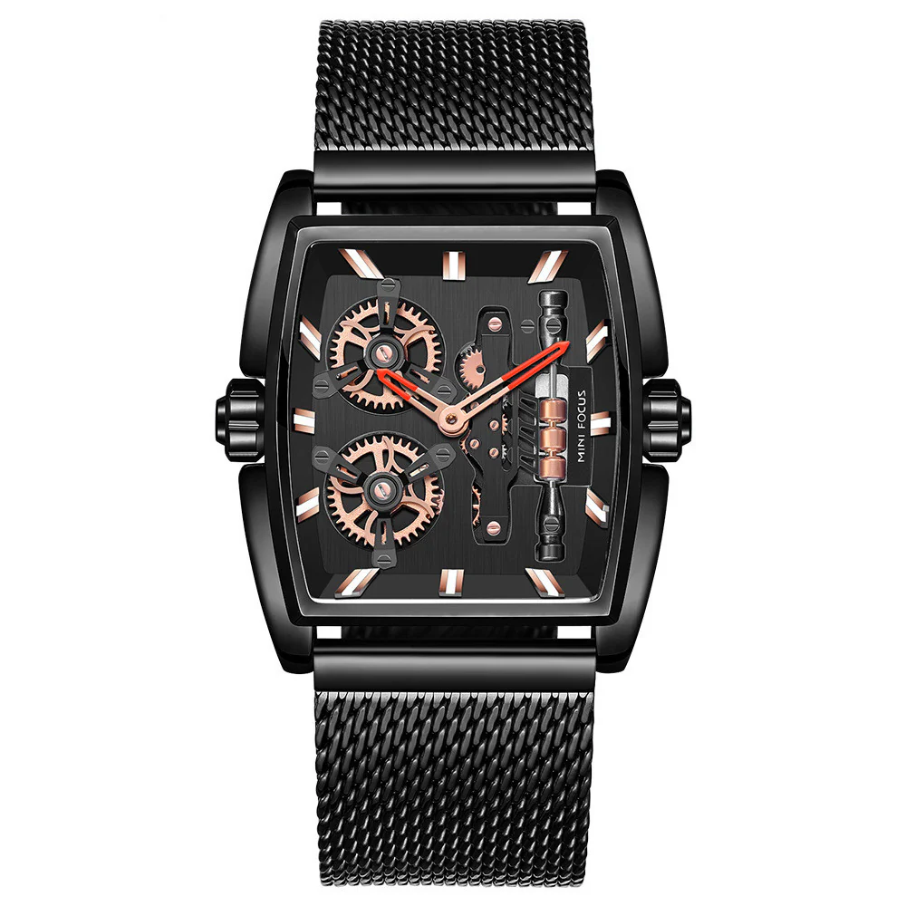Mini Focus MF0322G Rotating Wheels Quartz watch for Men - Image 6