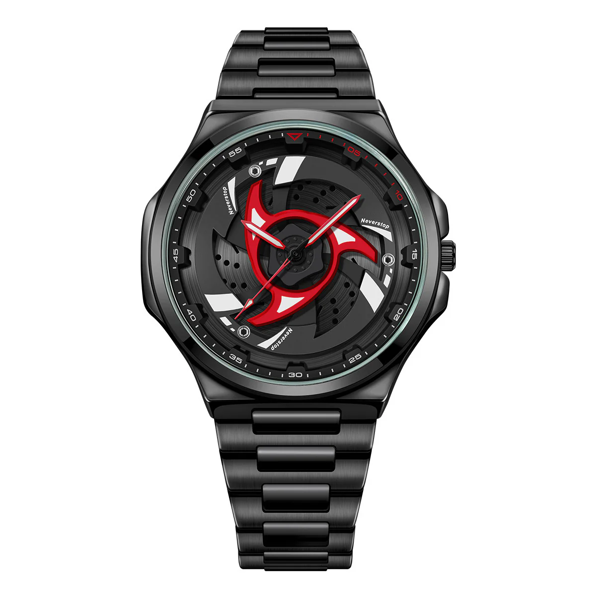 Neverstop 946 Rotating Bezel Dial Quartz Watch With A Sporty Design For Men - Image 2