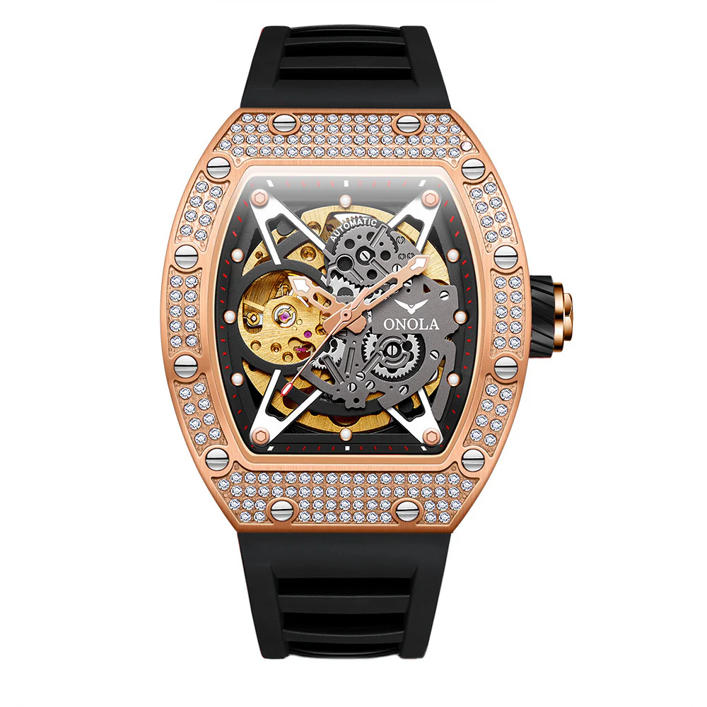 Onola Fully-jewelled Automatic Mechanical Watch for Men - Image 3